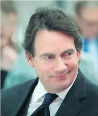  ?? JOHN MAHONEY / MONTREAL GAZETTE ?? Pierre-Karl Peladeau is back at the helm of Quebecor after a brief foray into provincial politics.