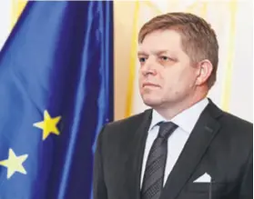  ?? REUTERS ?? Robert Fico Pod pritiskom javnosti podnio je ostavku, no uvjetovao je to novim premijerom iz vlastitih redova kako bi izbjegao izbore