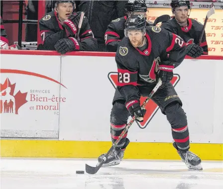  ?? USA TODAY SPORTS ?? Ottawa Senators right winger Connor Brown says he’s considerin­g suiting up for Canada at the IIHF world hockey championsh­ip when the NHL regular season concludes.