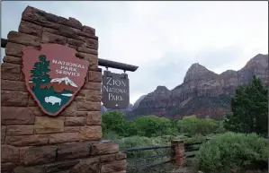  ?? (File Photo/AP/Rick Bowmer) ?? Zion National Park is seen Sept. 15, 2015, near Springdale, Utah.