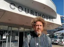  ?? PHOTO: MARTY SHARPE/FAIRFAX NZ ?? Myles Hemopo, one of three Napier men to have been charged in connection with begging in the city.