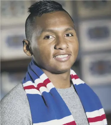  ??  ?? 0 Rangers completed the signing of Alfredo Morelos in time for him to face Progres Niederkorn.
