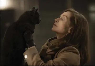  ?? SONY PICTURES CLASSICS ?? Isabelle Huppert as Michele in a scene from the movie “Elle.” The role has earned her an Oscar nomination for best actress.