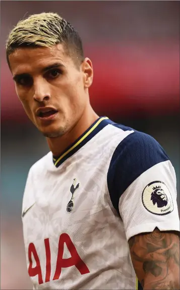  ??  ?? The prospect of a lockdown makes me drop to the floor with my head in my hands like Erik Lamela.