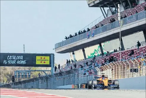  ?? MANÉ ESPINOSA ?? El Circuit de Catalunya albergará del 14 al 16 de agosto el Gran Premio de España de fórmula 1 en pleno relevo de sus gestores