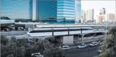  ?? Erik Verduzco ?? Las Vegas Review-journal Follow @Erik_verduzco The approved resolution allows the monorail company to seek up to $4.5 million a year in excess resort corridor room tax revenues.