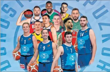  ??  ?? El Gipuzkoa anunció el miércoles de golpe su equipo (siguen cuatro jugadores) para la próxima temporada.