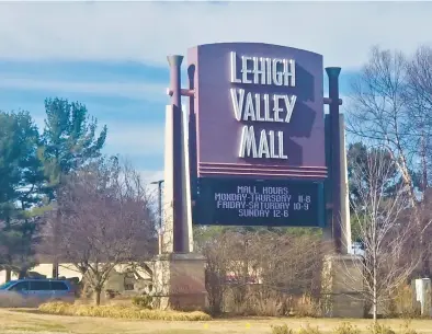  ?? MORNING CALL FILE PHOTO ?? The Morning Call has the latest news on the ins-and-outs at Lehigh Valley Mall.