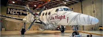  ?? LIFE FLIGHT ?? The Wellington Air Ambulance was the first in Australasi­a to transport a heart and lung bypass patient.