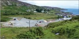  ?? ?? Nine affordable new homes are being built on the small island of Colonsay