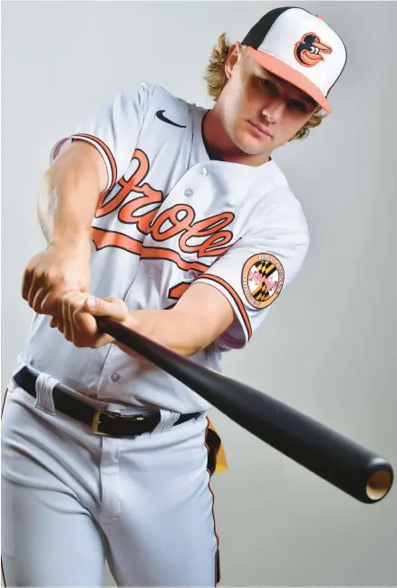  ?? JULIO AGUILAR/GETTY ?? Gunnar Henderson of the Baltimore Orioles is among the most highly touted rookies in the league.