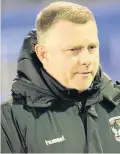  ??  ?? Sky Blues boss Mark Robins