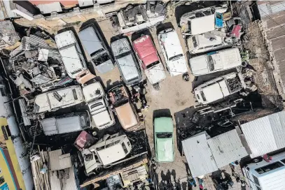  ?? Picture: AFP ?? LOVED. The iconic French car, in production between 1961 and 1992 and till 1994 has an enduring appeal in Madagascar where mechanics work wonders with the limited supply of spare parts available to them.