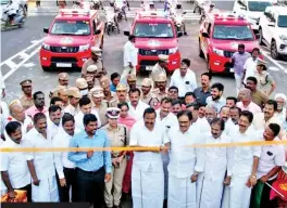  ?? ?? The newly-opened Chennai arm of the road over bridge in Aristo roundabout, Tiruchy