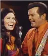  ?? Submitted photo ?? ■ “Louisiana Woman — Mississipp­i Man” was a hit for Loretta Lynn and Conway Twitty in 1973.