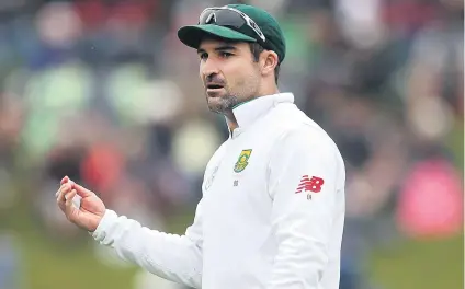  ?? Picture: Getty Images ?? BIG HONOUR. Dean Elgar (above) will be handed the Proteas’ Test reins should Faf du Plessis not be back in time for the first Test against England at Lord’s next week.