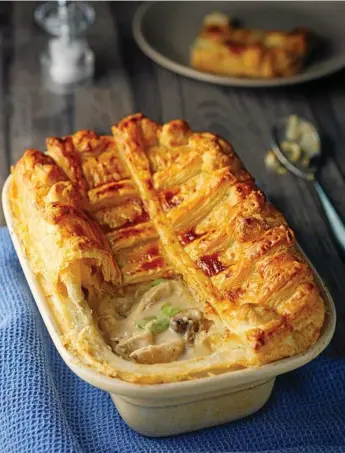  ?? Photo: haoliang ?? ULTIMATE PIE: Chicken pie has got to be one of the best comfort foods out there.