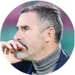  ?? ?? L’allenatore della Ternana Cristiano Lucarelli, 47 anni