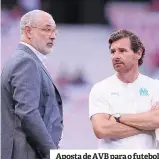  ?? ?? Aposta de AVB para o futebol