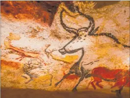  ?? PHOTO / GETTY IMAGES ?? A wall painting in the Lascaux Cave a Palaeolith­ic cave in southweste­rn France, near the village of Montignac in the Dordogne region.