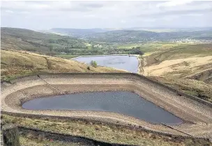  ??  ?? ●●Cowpe Reservoir pictured on Monday