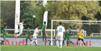  ?? Supplied photo ?? Action from a match in the 8th Hamdan bin Mohammed U16 Internatio­nal Football Championsh­ip. —