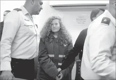  ??  ?? AHED TAMIMI. En momentos que ingresa al juicio.