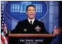 ?? AP FILE ?? Dr. Ronny Jackson speaks at the White House last January.