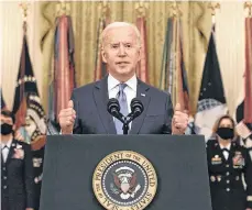  ?? /GETTY IMAGES ?? Desde que asumió la presidenci­a, Biden ha priorizado la lucha contra el Covid-19.