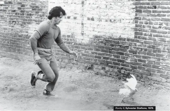  ??  ?? Rocky II, Sylvester Stallone, 1979.