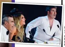  ??  ?? Chemistry: The judges react during last year’s grand finale