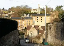  ??  ?? Church Hill in Freshford, the bottom of which is used in the film.