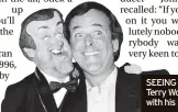  ?? ?? SEEING DOUBLE: Terry Wogan with his puppet