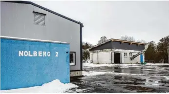  ?? Foto Rudi Penk ?? Auf den früheren Betriebsge­bäuden der Kläranlage am Nolberg errichten die Technische­n Werke Herbrechti­ngen eine Photovolta­ikanlage.