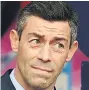  ??  ?? STILL NOT REPLACED Pedro Caixinha