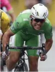  ?? JUAN MEDINA/REUTERS ?? Mark Cavendish won third stage of the Tour de France on Monday.