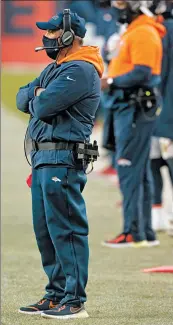  ?? JUSTIN EDMONDS/AP ?? Broncos coach Vic Fangio didn’t think quarantini­ng a QB was necessary.