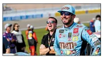  ?? AP/CHASE STEVENS ?? Kyle Busch’s comments about an incident with Garrett Smithley during Sunday’s race in Las Vegas drew sharp criticism from Smithley and others, with some saying Busch came off as entitled.