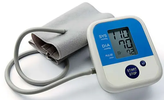  ??  ?? Heedful: regular monitoring of your blood pressure with follow-ups reduces the incidence of adverse consequenc­es such as heart attacks and strokes.