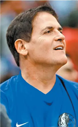  ??  ?? Mark Cuban, dueño de los Mavericks de Dallas