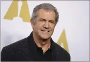  ?? PHOTO BY JORDAN STRAUSS — INVISION — AP, FILE ?? Mel Gibson arrives at the 89th Academy Awards Nominees Luncheon in Beverly Hills Feb. 6, 2017.