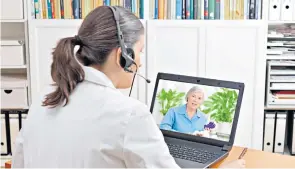  ??  ?? Virtual GP appointmen­ts are among the innovation­s being taken forward by British technology companies