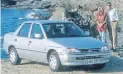  ??  ?? 1990: die frische Generation des Escort alias CE14