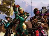  ??  ?? Gunning for glory: Apex Legends