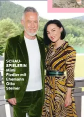  ??  ?? SCHAUSPIEL­ERIN Mimi Fiedler mit Ehemann Otto Steiner