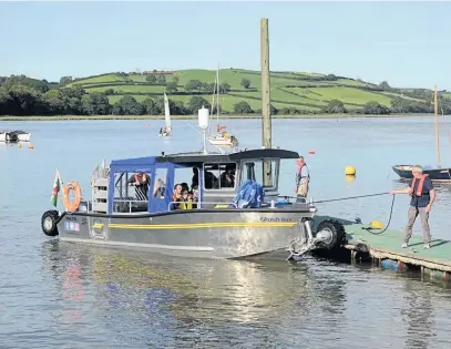  ??  ?? The Glansteffa­n ferry will not run this summer.