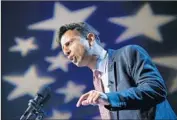  ?? Sean Gardner
Getty I mages ?? “I ’ M NOT running for president to be somebody; I’m running for president to do something,” Jindal said.