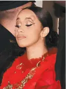  ??  ?? Cardi B salió escoltada.