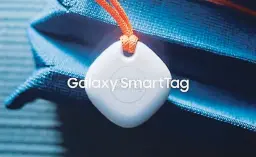  ??  ?? Las Samsung Galaxy Smarttag son etiquetas de rastreo para encontrar objetos cercanos.