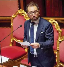  ?? Ansa ?? Guardasigi­lli Alfonso Bonafede, ministro M5S